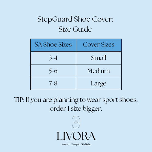 StepGuard™ Waterproof Shoe Covers (Anti-Slip, Reusable)