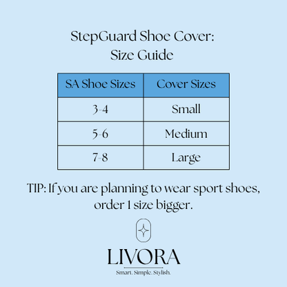 StepGuard™ Waterproof Shoe Covers (Anti-Slip, Reusable)